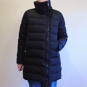 Moncler "Gerboise" asymmetric down coat